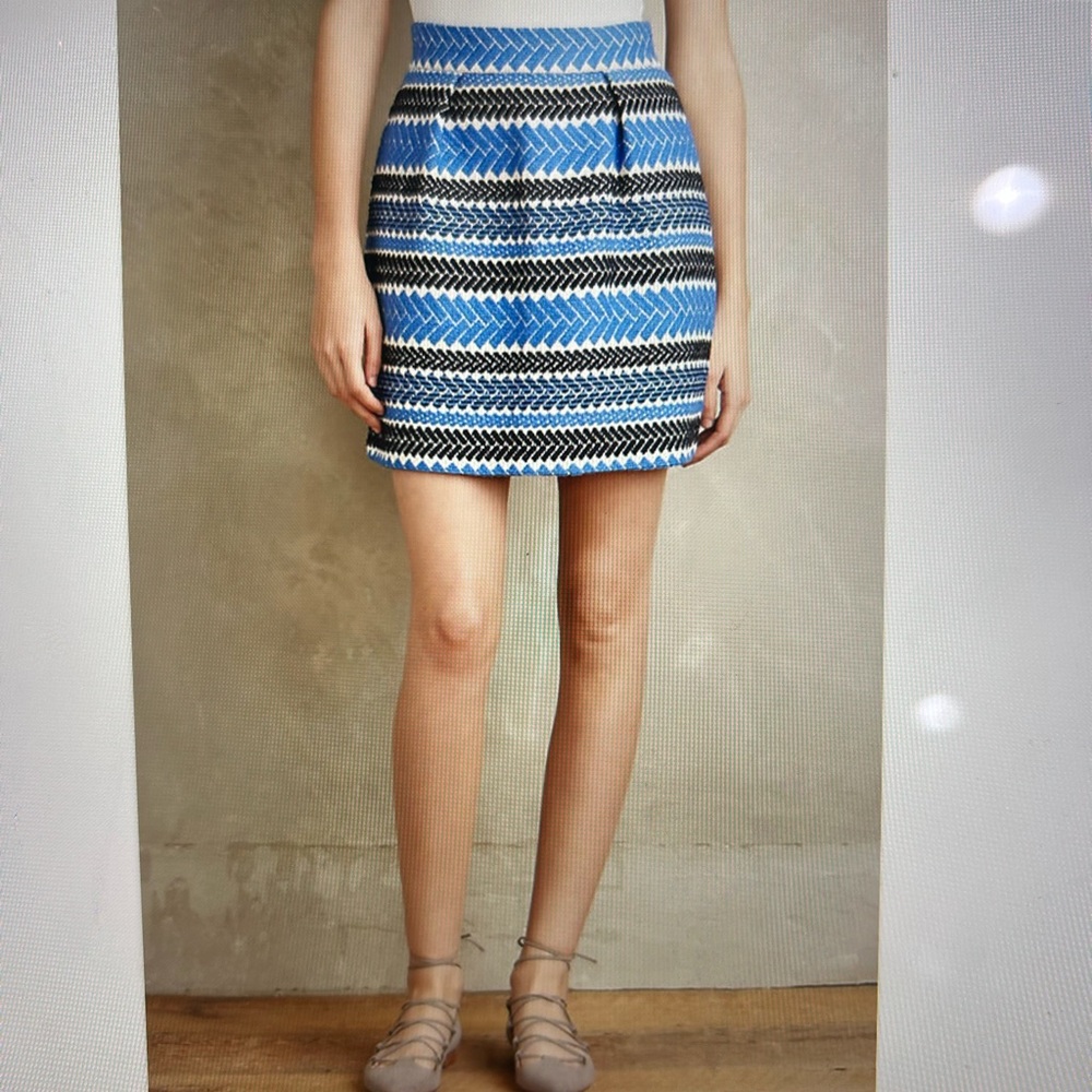 Anthropologie Nomad Morgan Carper Skirt